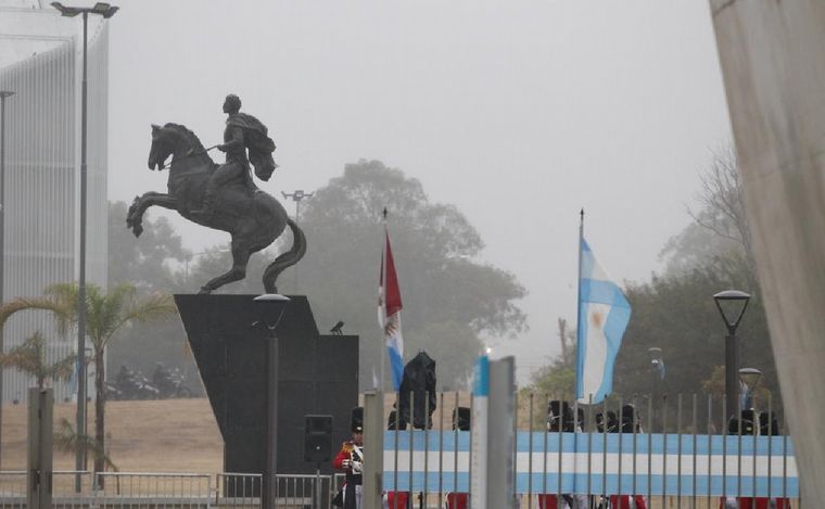 Actos protocolares en Córdoba por el Día de la Independencia. (Foto: Daniel Cáceres)