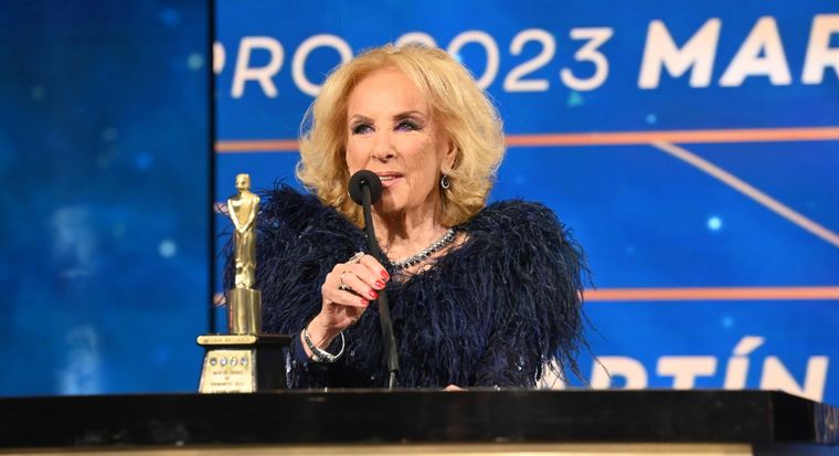 Mirtha Legrand se llevó el Martín Fierro por conducción femenina