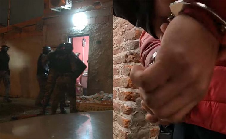 Megaoperativo para desarmar célula de