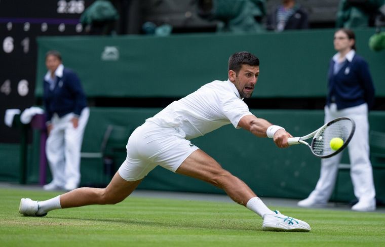 Djokovic, otra vez en semifinales. (Foto: @Wimbledon)