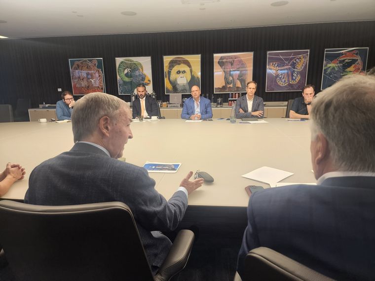 Juan Schiaretti se reunió con inversores de JP Morgan.