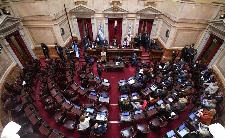 Se cayó la sesión en el Senado por falta de quórum. (Foto: NA)