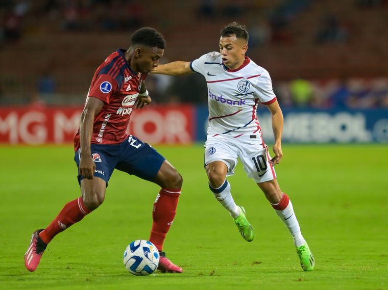 San Lorenzo le ganó a Independiente Medellín en Colombia.