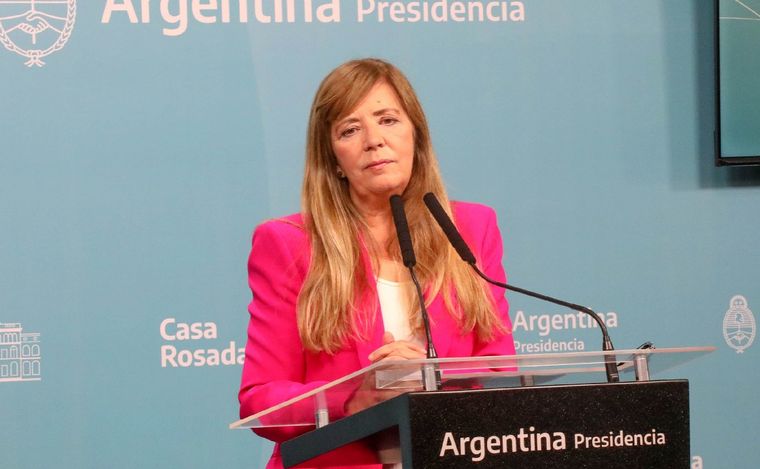 FOTO: La portavoz presidencial, Gabriela Cerruti. (Foto: NA)