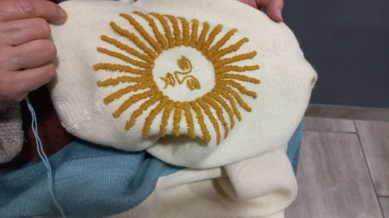 Ramón Baigorria, el creador del Poncho con la Bandera Argentina