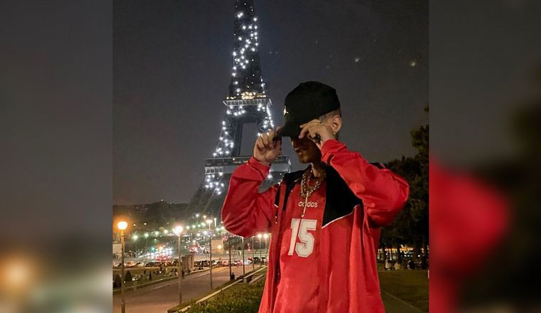 L-Gante lanzó un nuevo tema con videoclip todavía detenido en Quilmes.