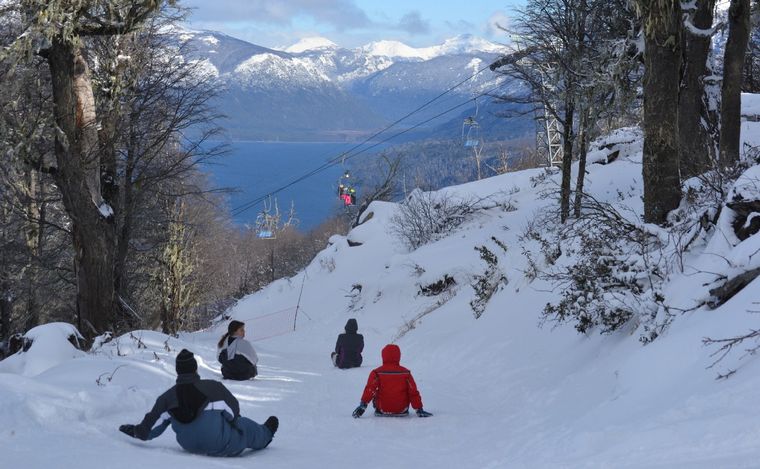 FOTO: Bariloche vive a pleno las vacaciones de invierno. (Foto: Bariloche Turismo)