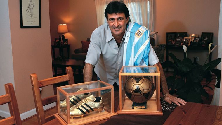 Mario Kempes, campeón del mundo en el 78 (Foto: archivo)