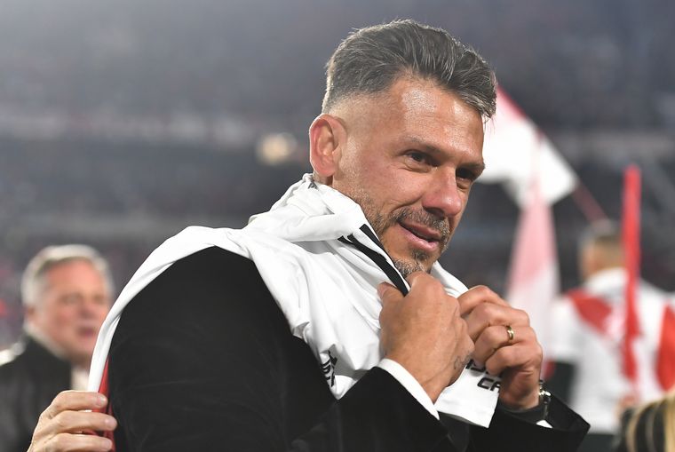 Demichelis fue felicitado por el Bayern Munich.