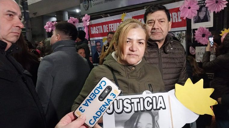 La madre de Fernando Báez Sosa acompañó en la marcha pidiendo Justicia