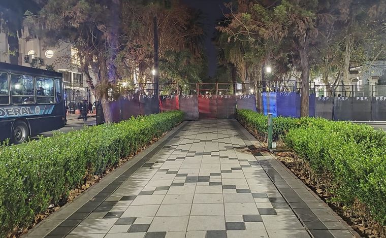 Fuerte operativo policial en la previa de la sentencia del juicio por el caso Casco.