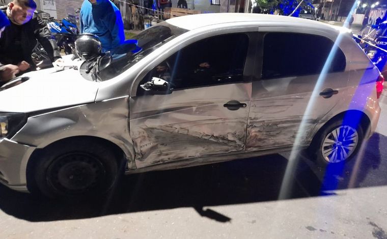 El vehículo perseguido acabó chocado, y su conductor detenido.