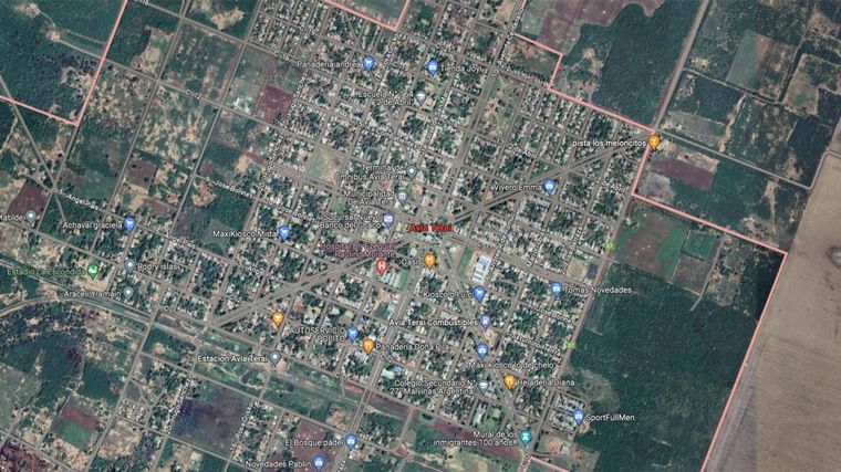 FOTO: El lugar donde cayó la avioneta (Imagen satelital de Google Maps)