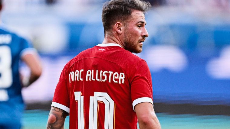 Mac Allister jugó sus primeros minutos en Liverpool. (Foto: @LFC)