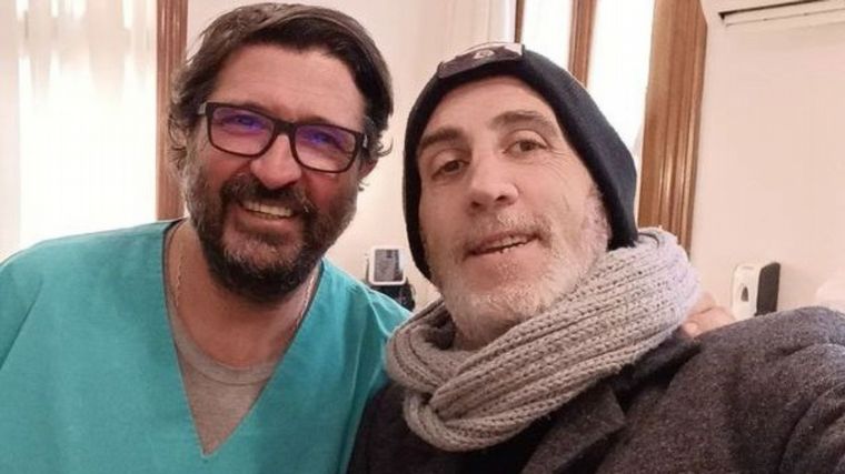 Julián Bricco dedicó un posteo al médico que lo operó del corazón. 