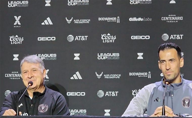 Busquets y Martino palpitaron el partido entre el Inter Miami y Cruz Azul.