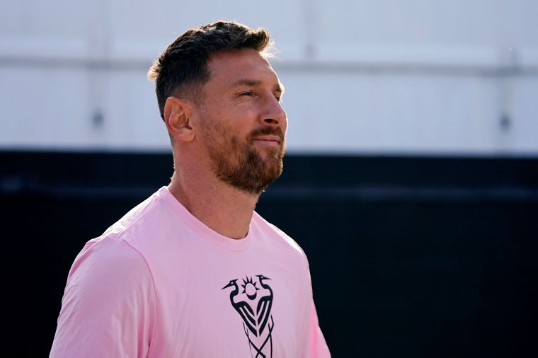 Messi llegó para su debut con el Inter Miami. (Foto:@MLS)