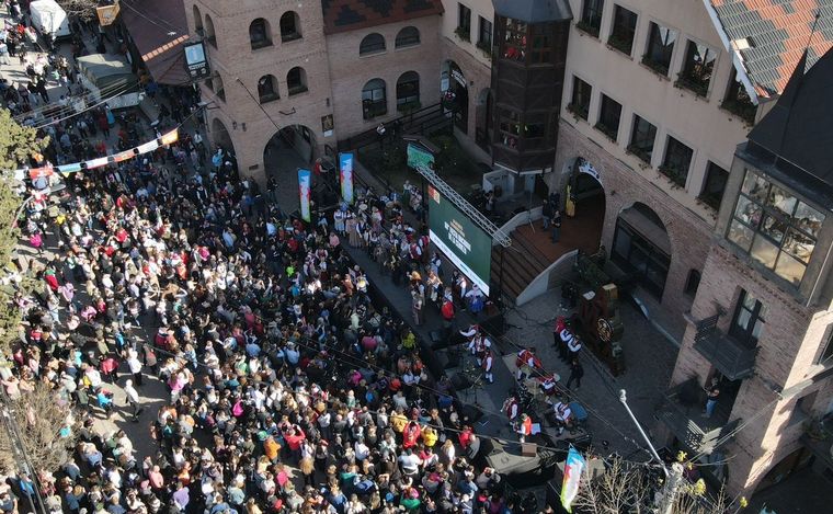 Lanzamiento de la Oktobesfest en Villa General Belgrano. (Foto: Daniel Cáceres)
