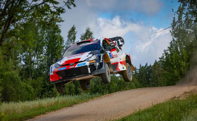 Rovanperä ganó los 9 tramos del sábado en Estonia