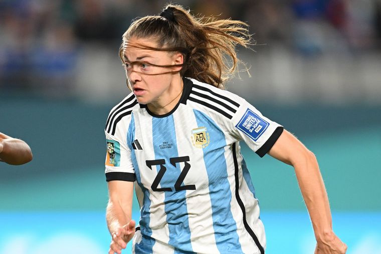 Esfanía Banini, de gran partido ante Italia