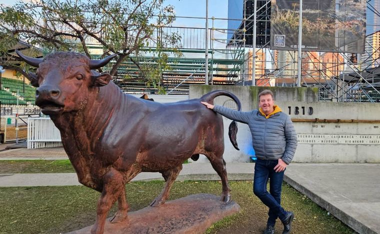 Guille Hemmerling en La Rural de Palermo.