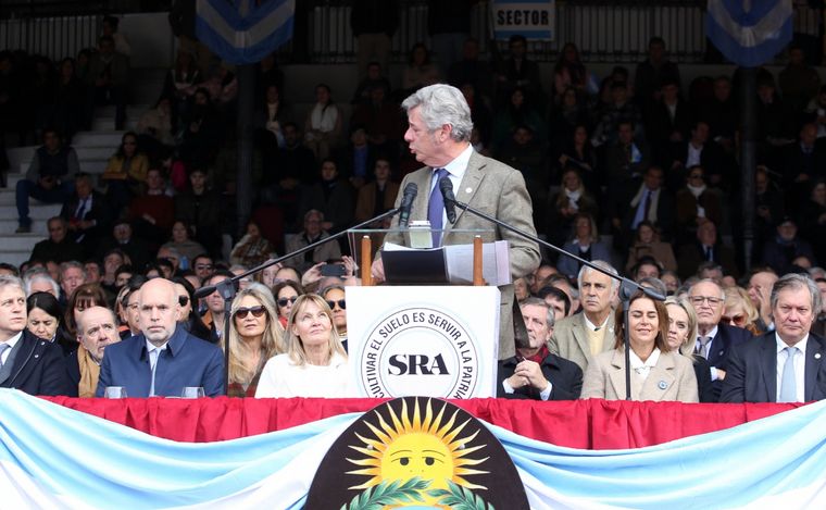 FOTO: Nicolás Pino, presidente de la Sociedad Rural Argentina.