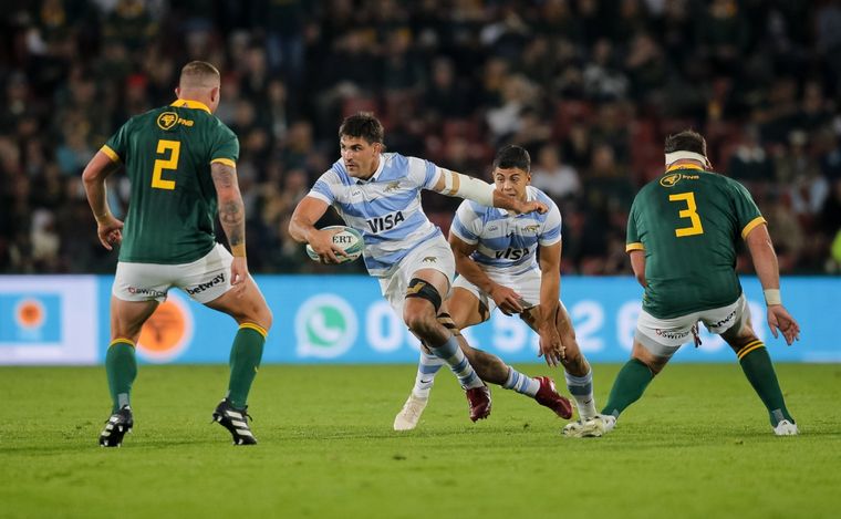 Los Pumas perdieron ante Sudáfrica en el Rugby Championship (Foto: @lospumas).