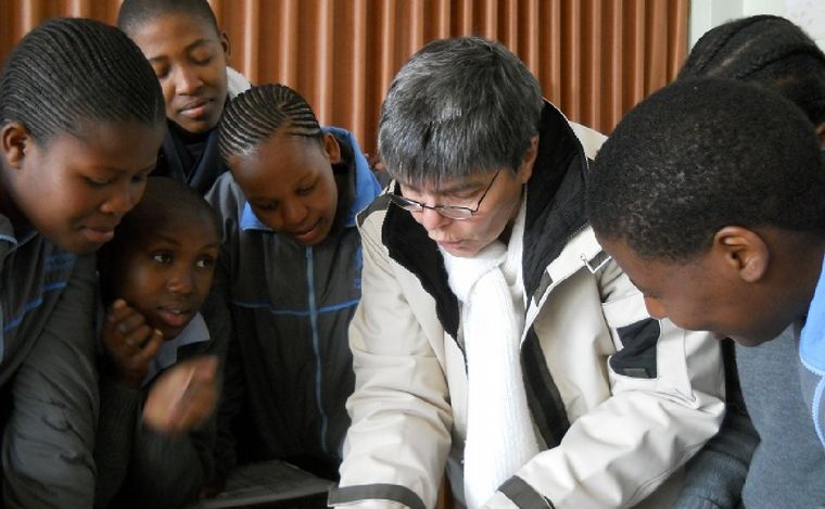 Ana María leva décadas en misiones religiosas y educativas en Sudáfrica.