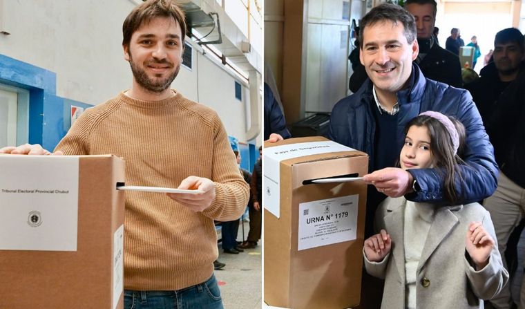 Ignacio Torres y Juan Pablo Luque, protagonistas de una elección muy reñida. 