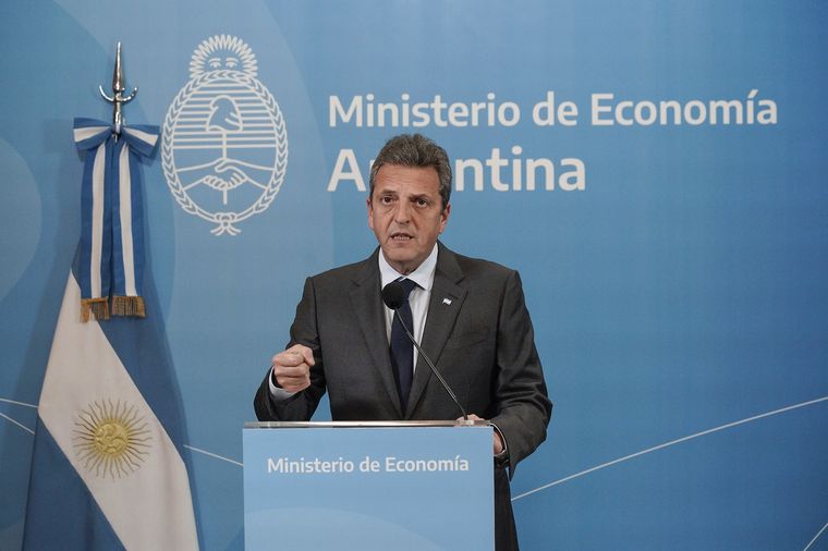 FOTO: Sergio Massa, ministro de Economía de la Nación.