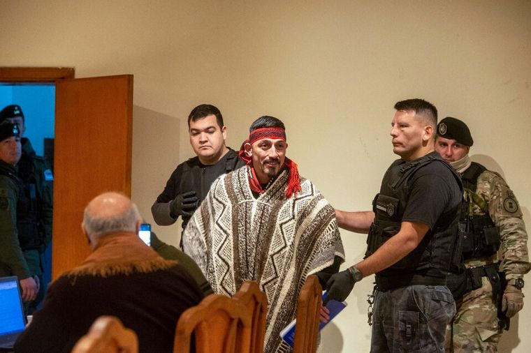 FOTO: Facundo Jones Huala, líder del grupo Resistencia Ancestral Mapuche (RAM). 