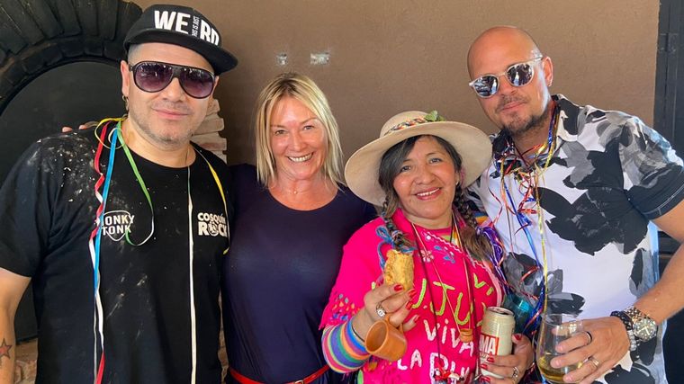 En la casa de los Toledo el Día de la Pachamama 