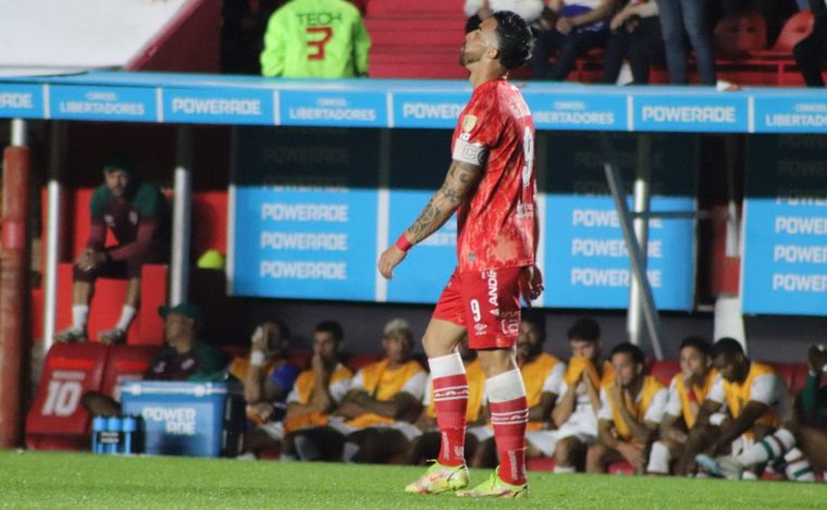 FOTO: El goleador, Gabriel Ávalos, marcó el único tanto de los locales en el encuentro