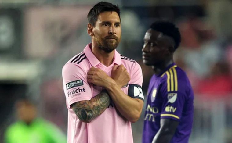 Nuevo festejo de Messi en Inter Miami.