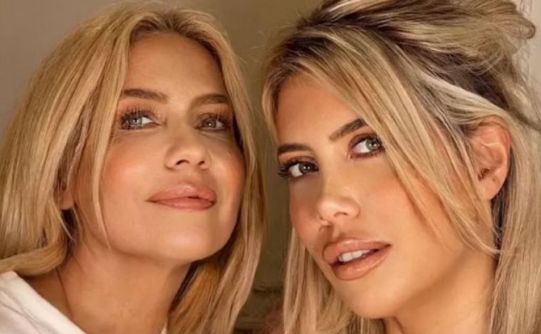 Nora Colosimo y Wanda Nara. (Foto: NA)
