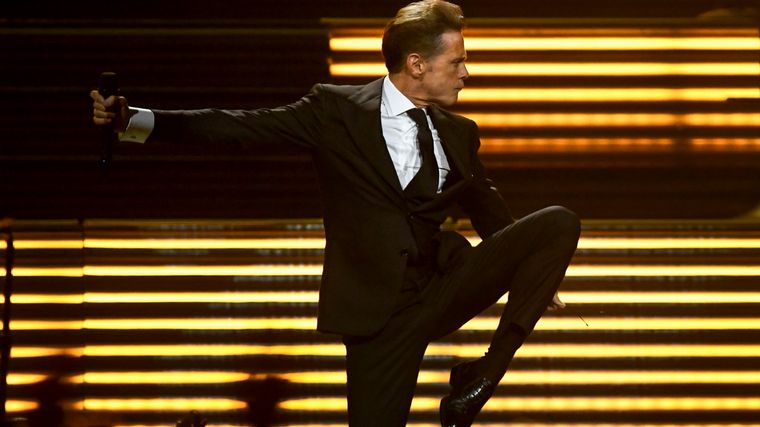 Luis Miguel en su segunda noche en el Movistar Arena (Fotos: Telam)