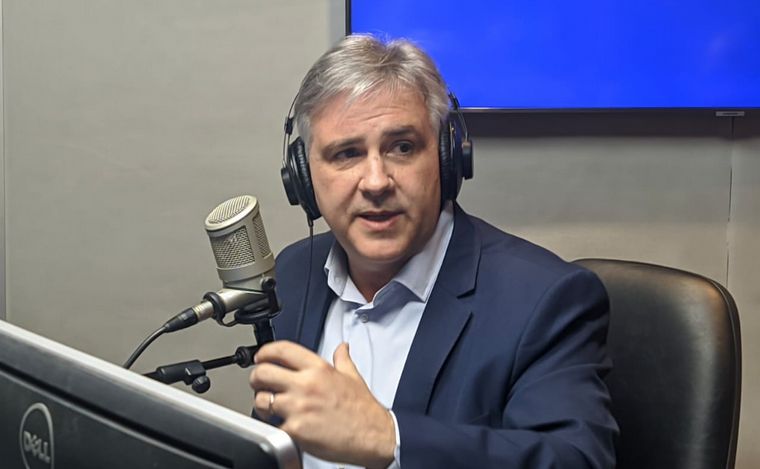 FOTO: Martín Llaryora habló con Cadena 3.