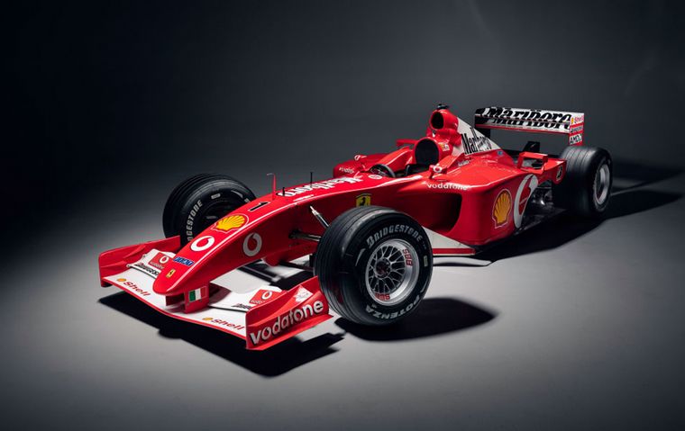 FOTO: Sale a subasta una Ferrari de Schumacher 2002. ¿15 millones de dólares?