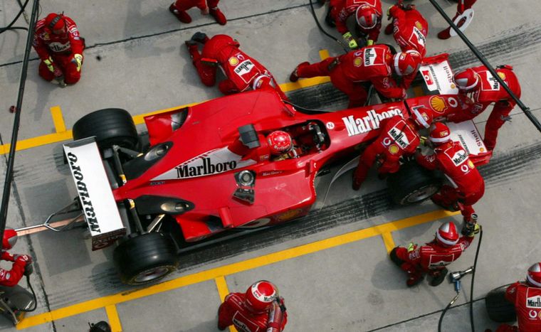 FOTO: Sale a subasta una Ferrari de Schumacher 2002. ¿15 millones de dólares?