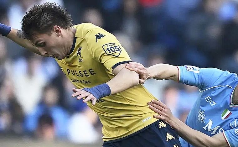 Retegui anotó su primer gol en el Genoa. (Foto:@GenoaCFC)