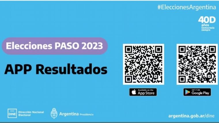 FOTO: Lanzan una app para seguir el resultado de las elecciones PASO.