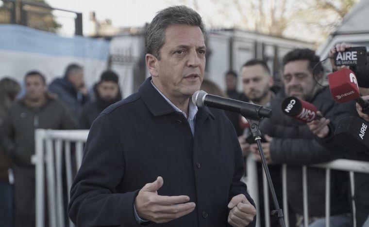 Sergio Massa votó en Tigre. (Foto: Cadena 3)