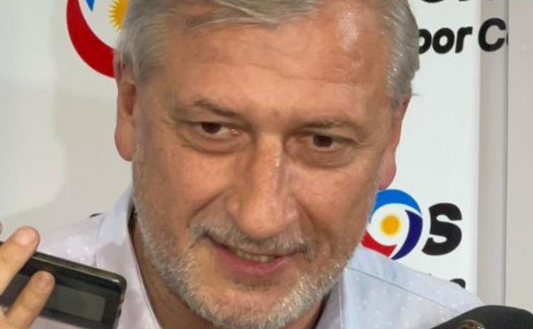 FOTO: Héctor Campana en el búnker de Hacemos Unidos por el país