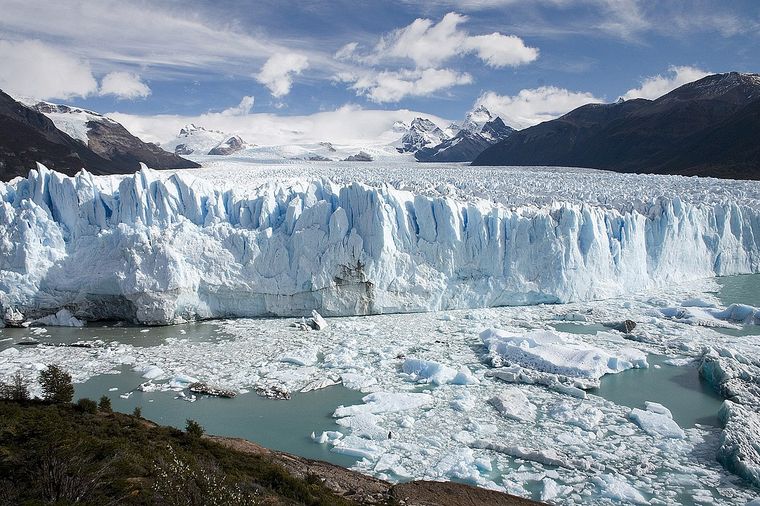 FOTO: Perito Moreno es uno de los tantos glaciares que forman el Parque Nacional.