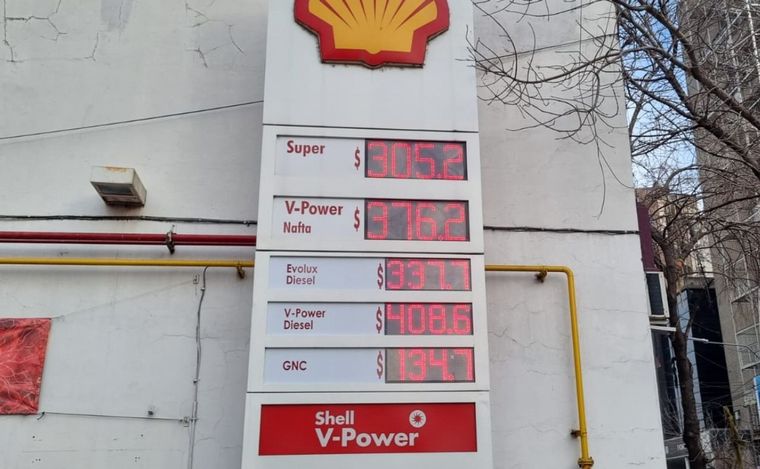 FOTO: Los nuevos precios de Shell.