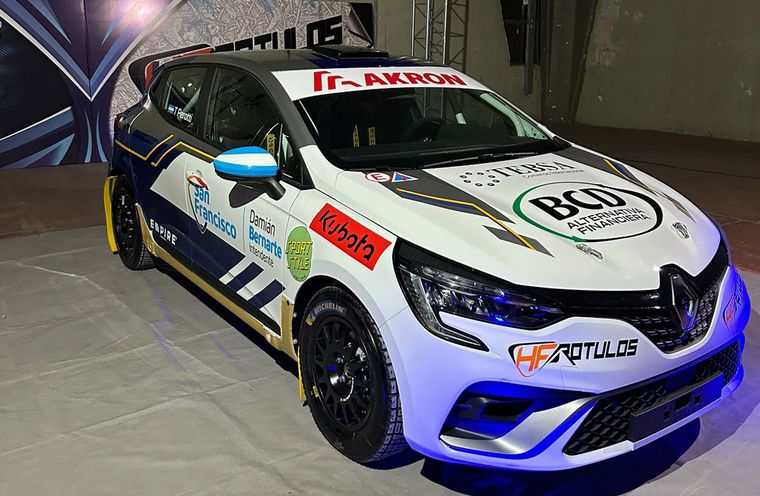 Debuta el Renault Clio Sport/Rally5 con Tomás Perotti en San Francisco