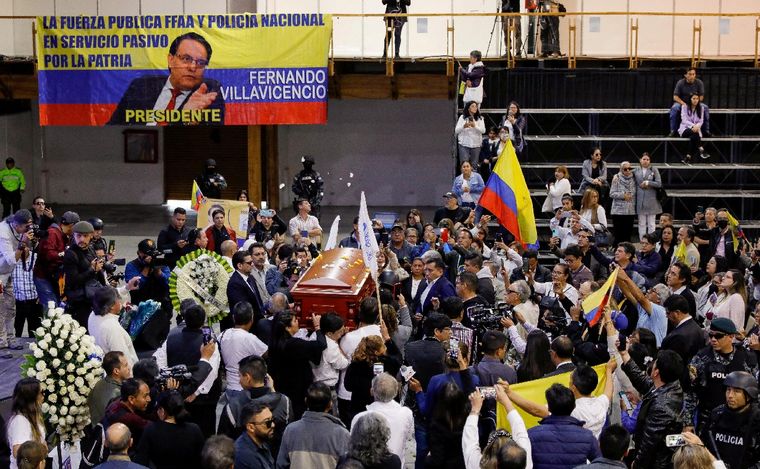 FOTO: El crimen del candidato Villavicencio causó conmoción en Ecuador. (Foto: NA)