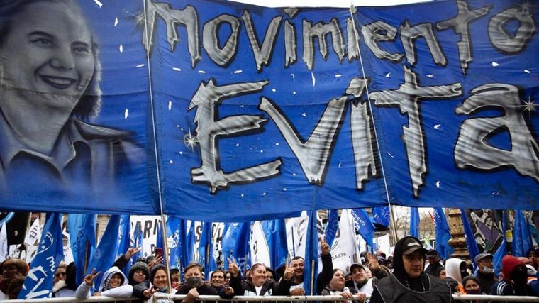 FOTO: El Movimiento Evita llamó a 