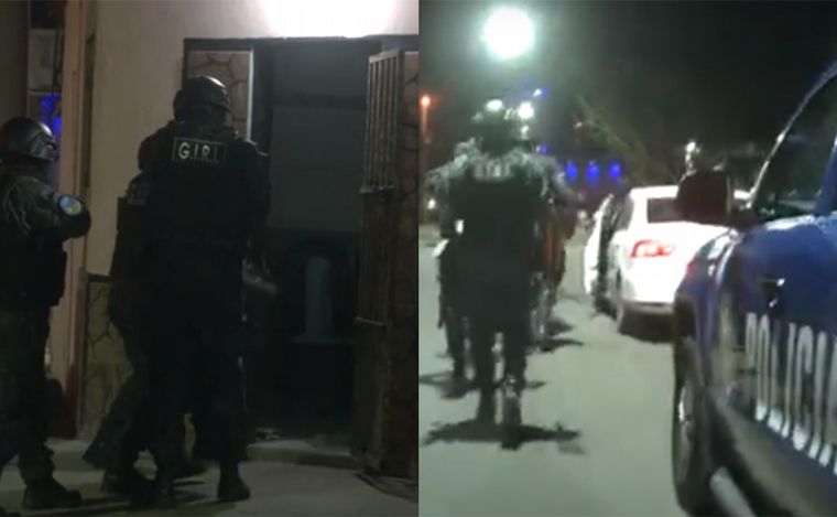 FOTO: Desarticulan red de amenazas y extorsiones tras allanamiento en Rosario.