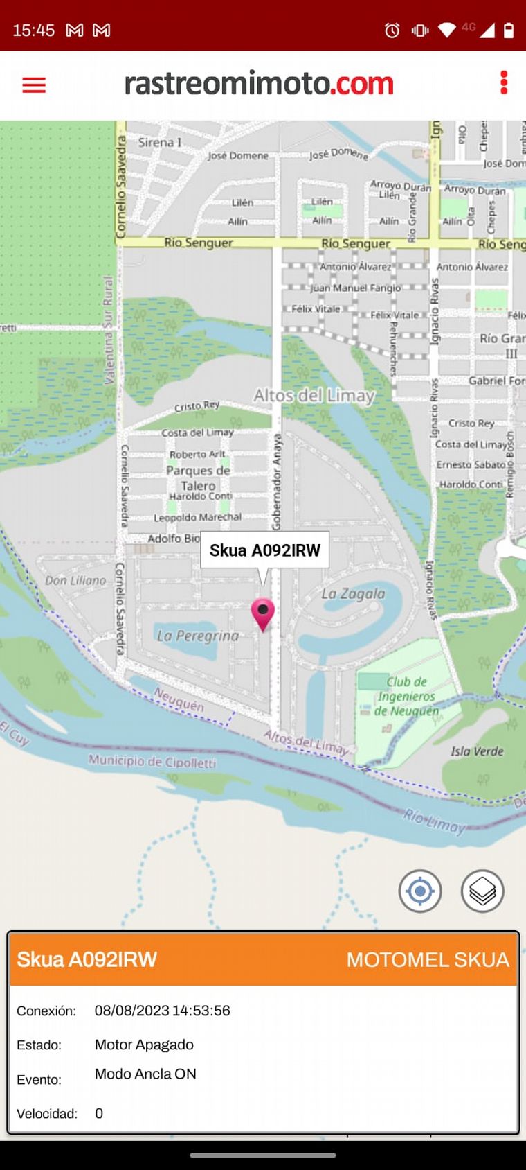 La novedosa aplicación neuquina que evita los robos de motos